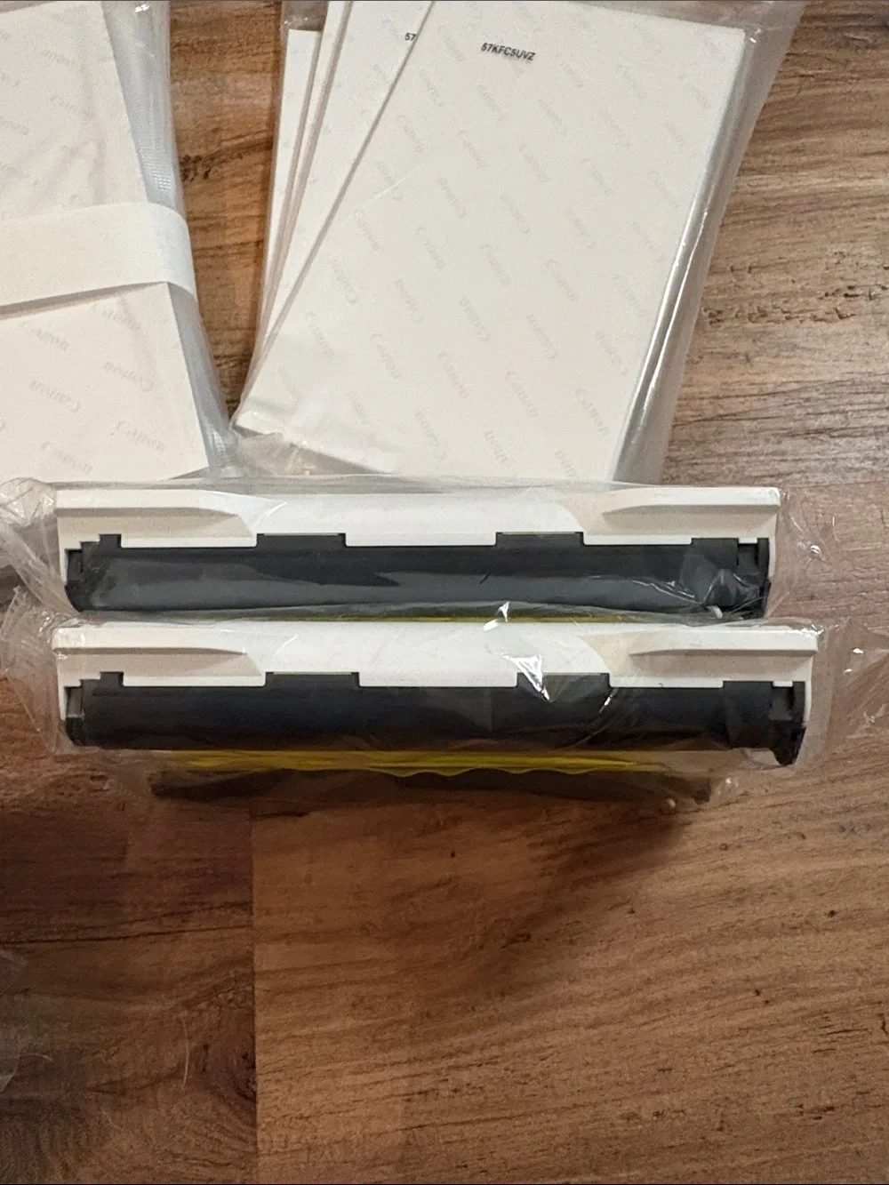 KRUU White 4x6 cannon photo paper and 5 replacement Printer Ribbons